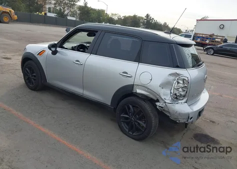 2013 Mini Countryman Cooper из США, поврежденный, VIN WMWZB3C52DWM09675